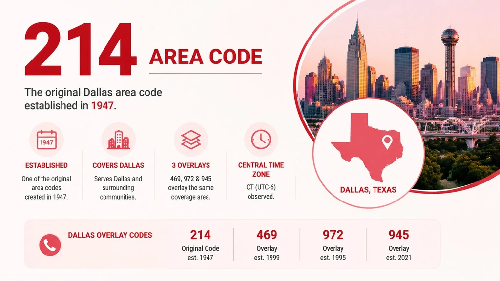 214 Area Code: Dallas, Texas — Cities, Overlay & Business Guide