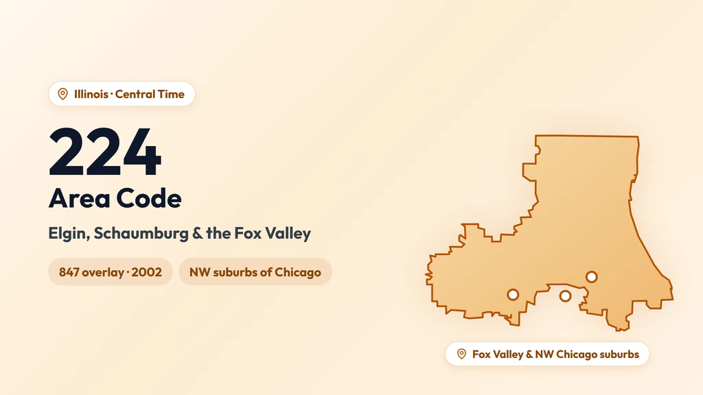 224 Area Code: Elgin, Schaumburg & the Fox Valley