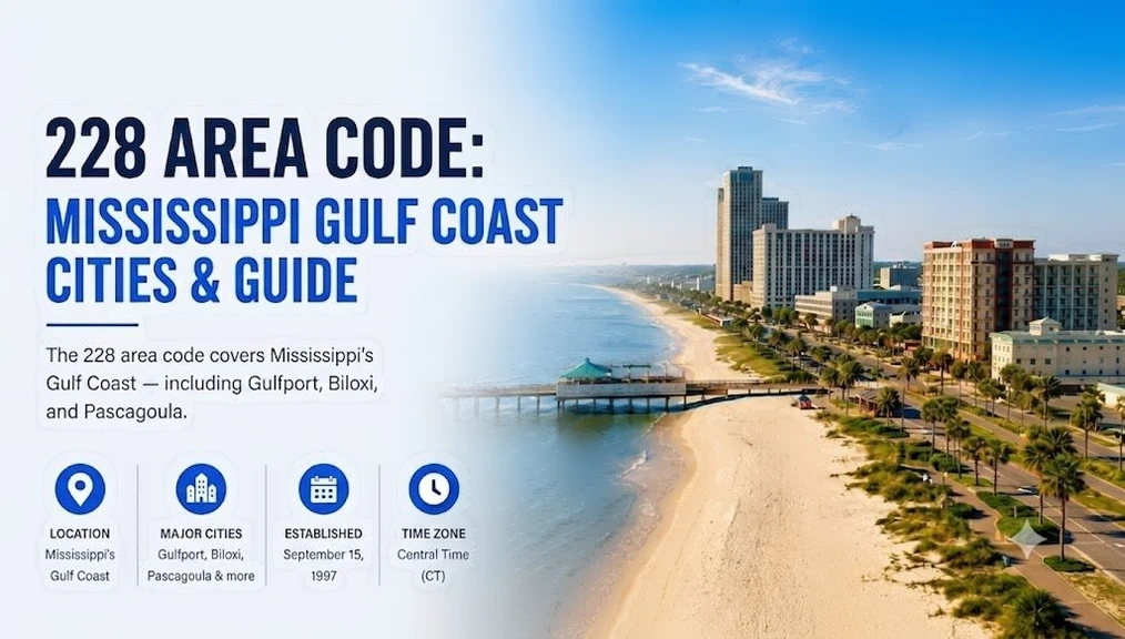228 Area Code: Mississippi Gulf Coast Complete Guide