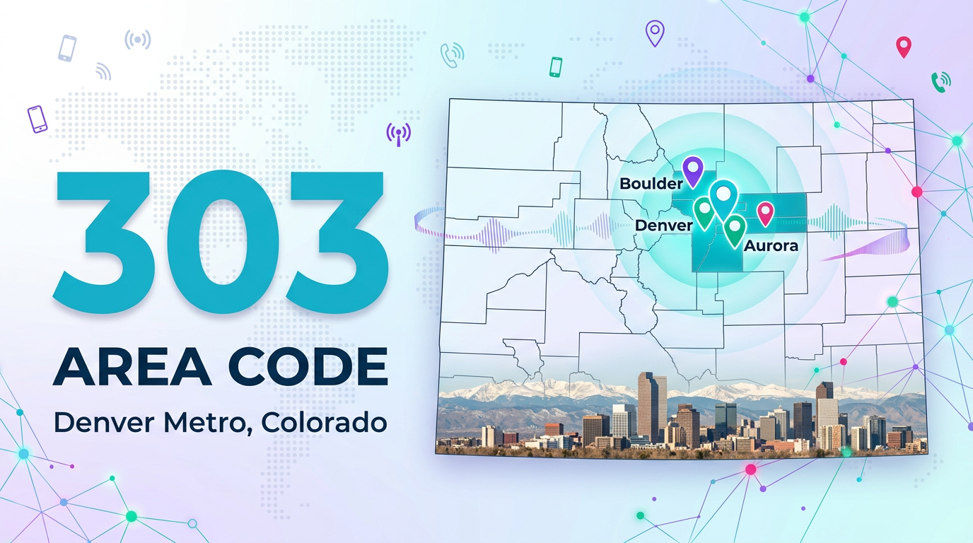 303 Area Code: Denver, Colorado — Cities, Overlay & Business Guide