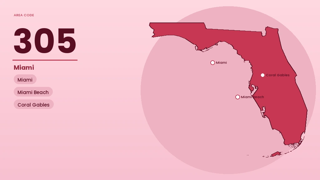 305 area code Miami coverage — cities and neighborhoods across South Florida