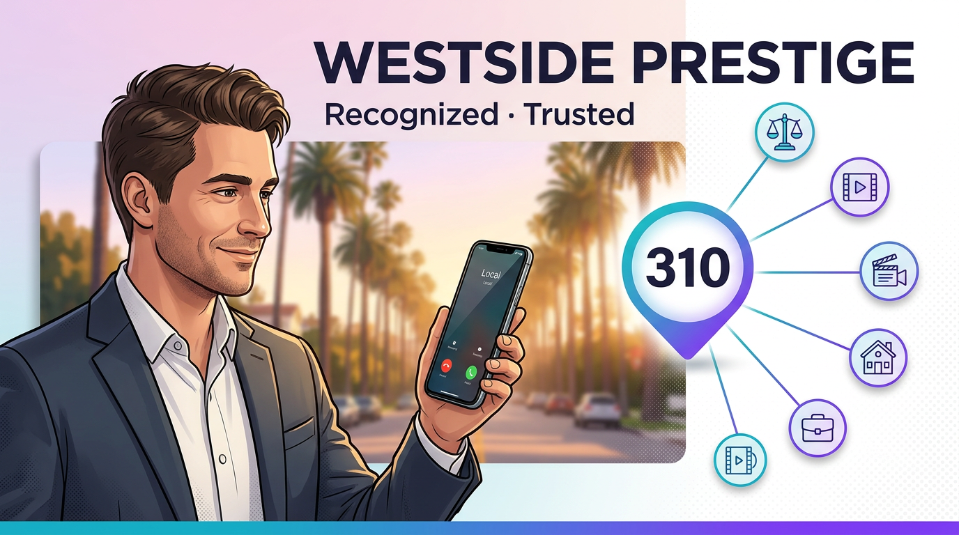 310 area code Westside prestige — entertainment, Silicon Beach and finance industries