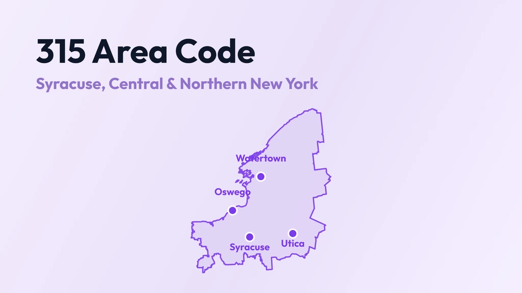 315 Area Code: Syracuse, Central & Northern New York banner