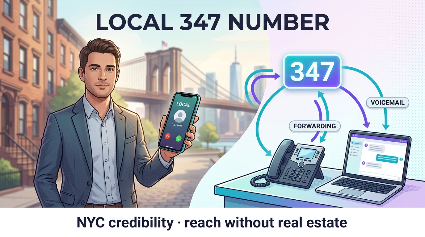How to get a 347 phone number for your business in 5 steps