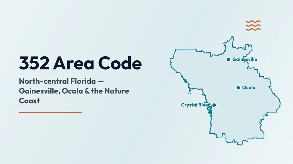 352 Area Code: Gainesville, Ocala & Florida's Nature Coast banner