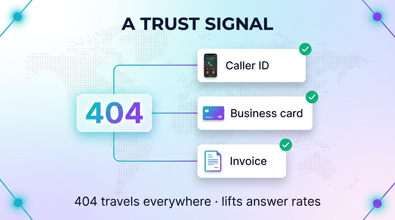404 area code Atlanta trust signal — local business presence and community credibility