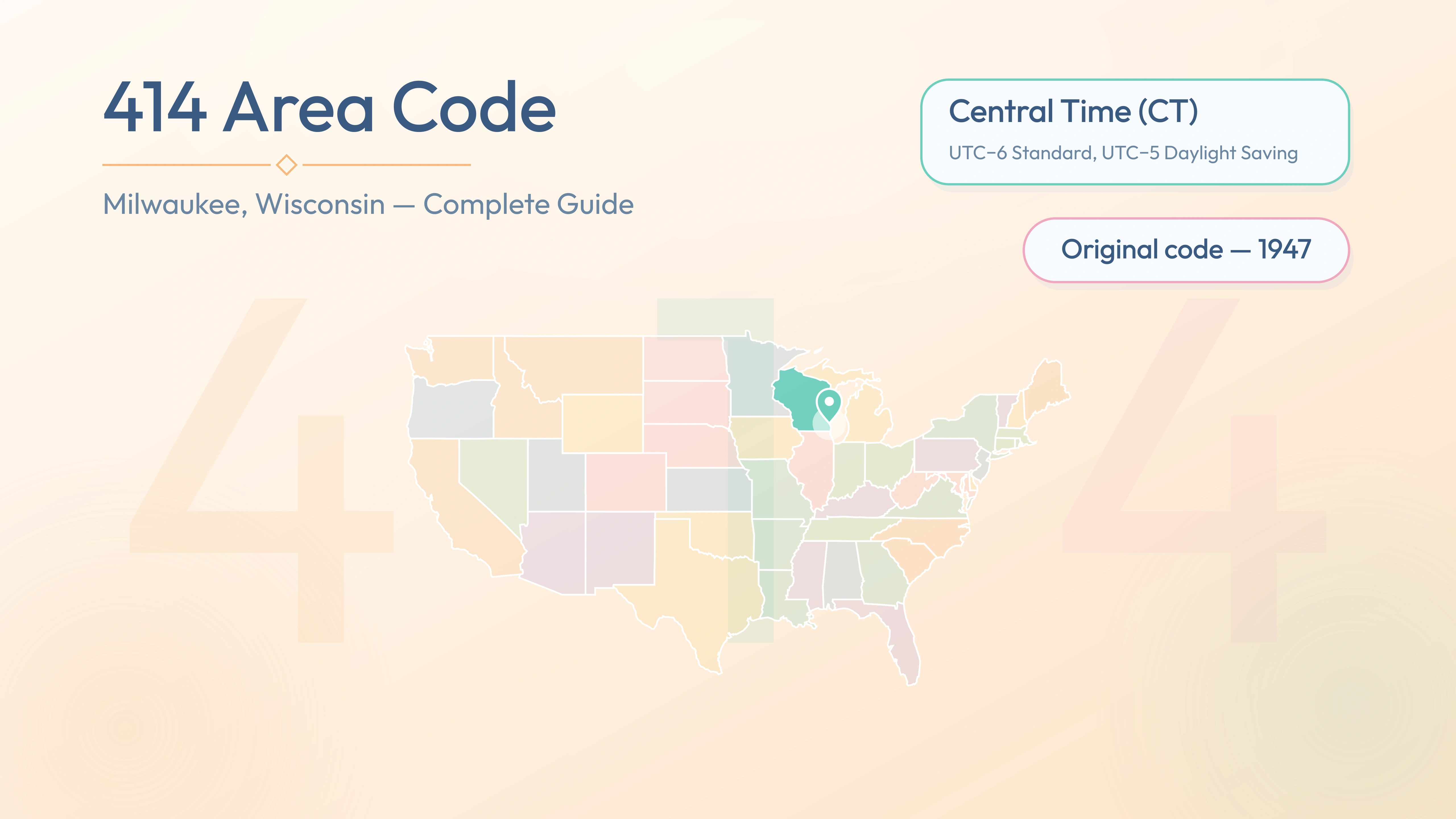 414 Area Code: Milwaukee, Wisconsin — Cities, Overlay & Business Guide