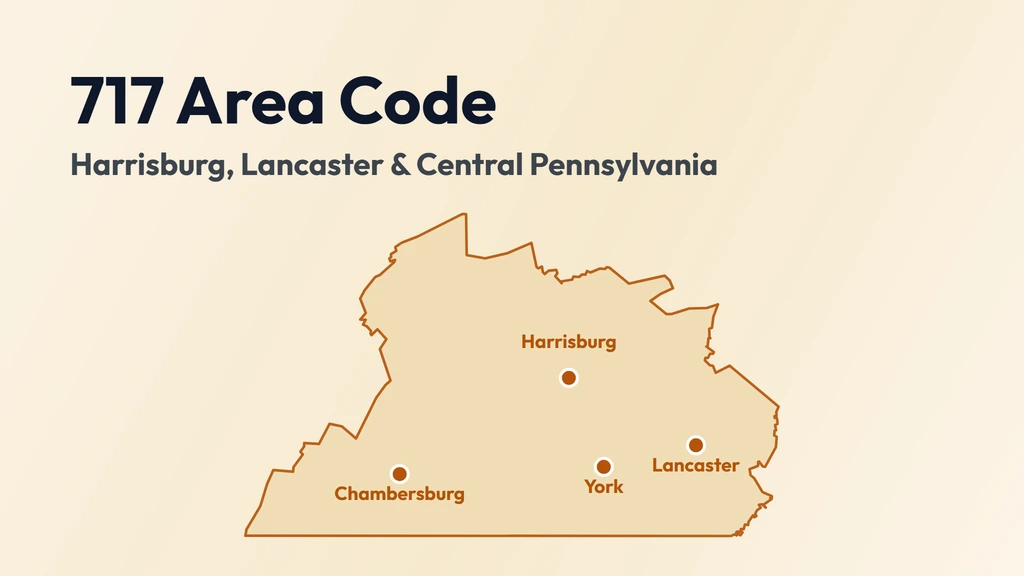 717 Area Code: Harrisburg, Lancaster & Central Pennsylvania banner