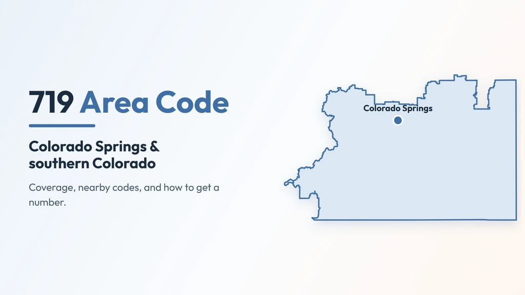 719 Area Code: Colorado Springs & Southern Colorado banner