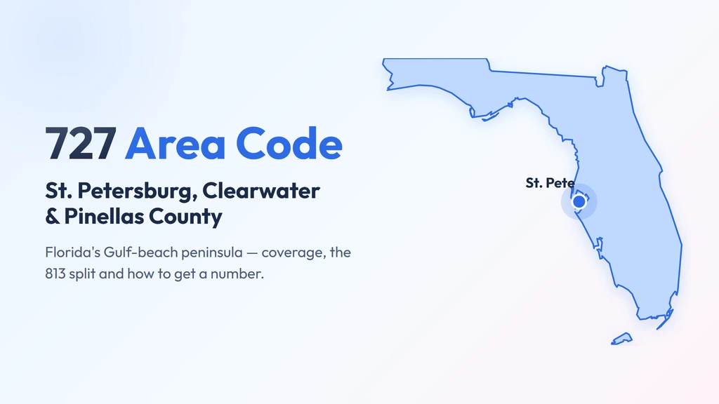 727 Area Code: St. Petersburg, Clearwater & Pinellas County