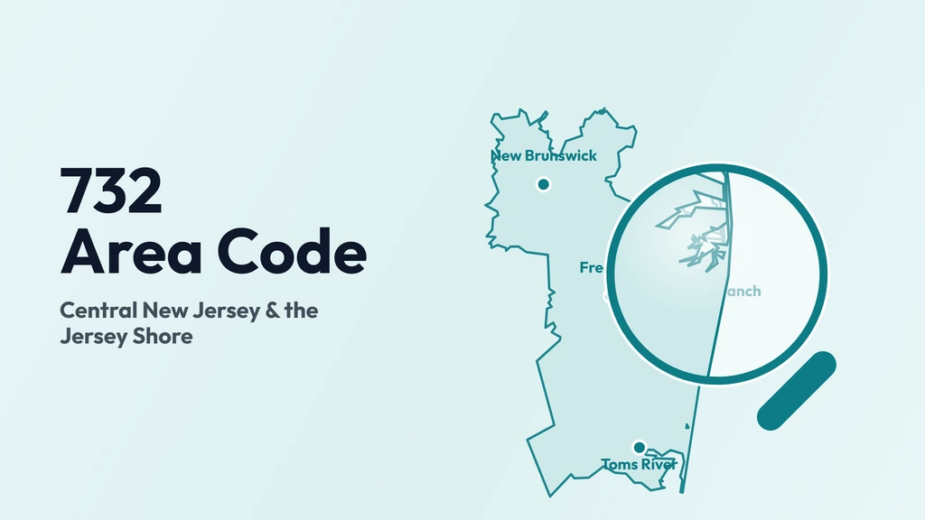 732 Area Code: Central New Jersey & the Jersey Shore