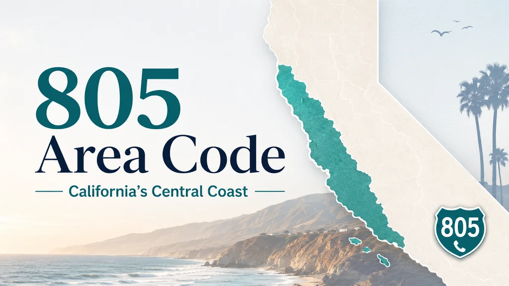 805 Area Code: California's Central Coast — Cities, ZIP Codes & History banner