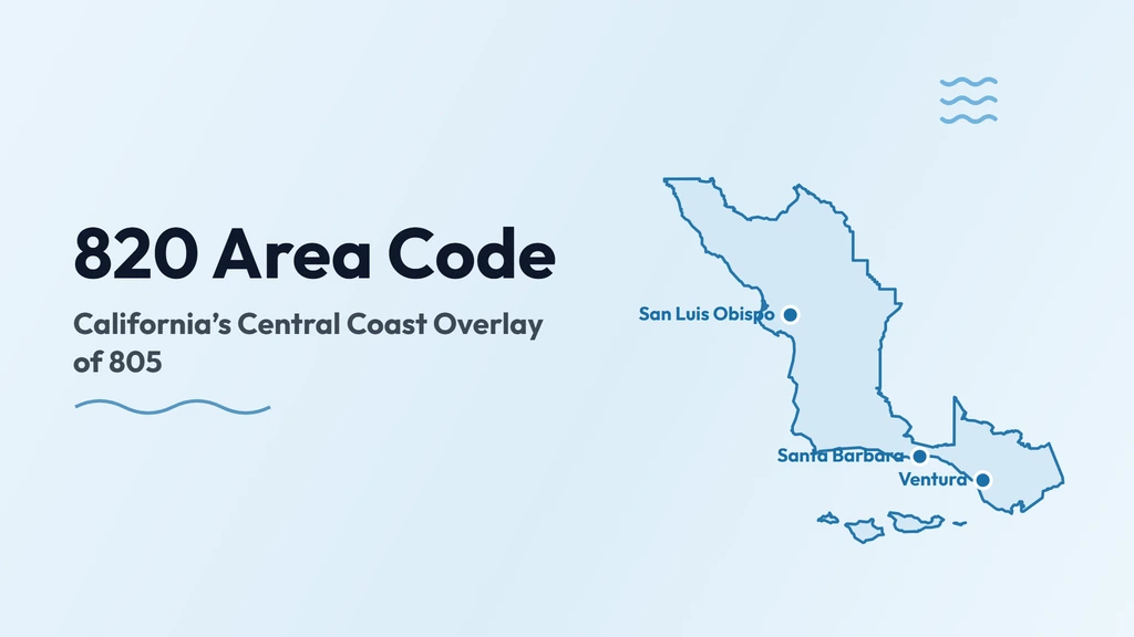 820 Area Code: California's Central Coast Overlay