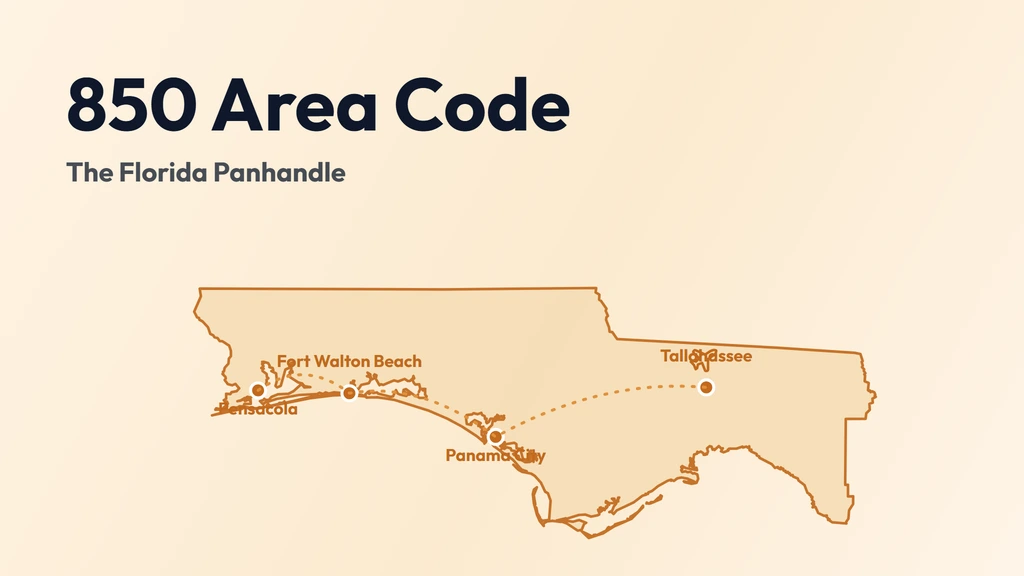 850 Area Code: Tallahassee, Pensacola & the Florida Panhandle