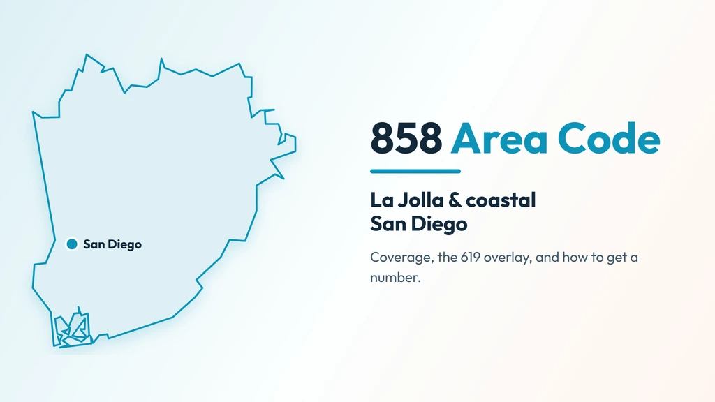 858 Area Code: La Jolla & Coastal San Diego banner