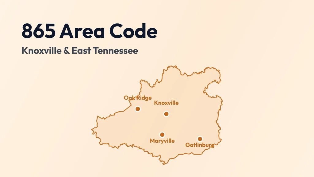 865 Area Code: Knoxville & East Tennessee banner