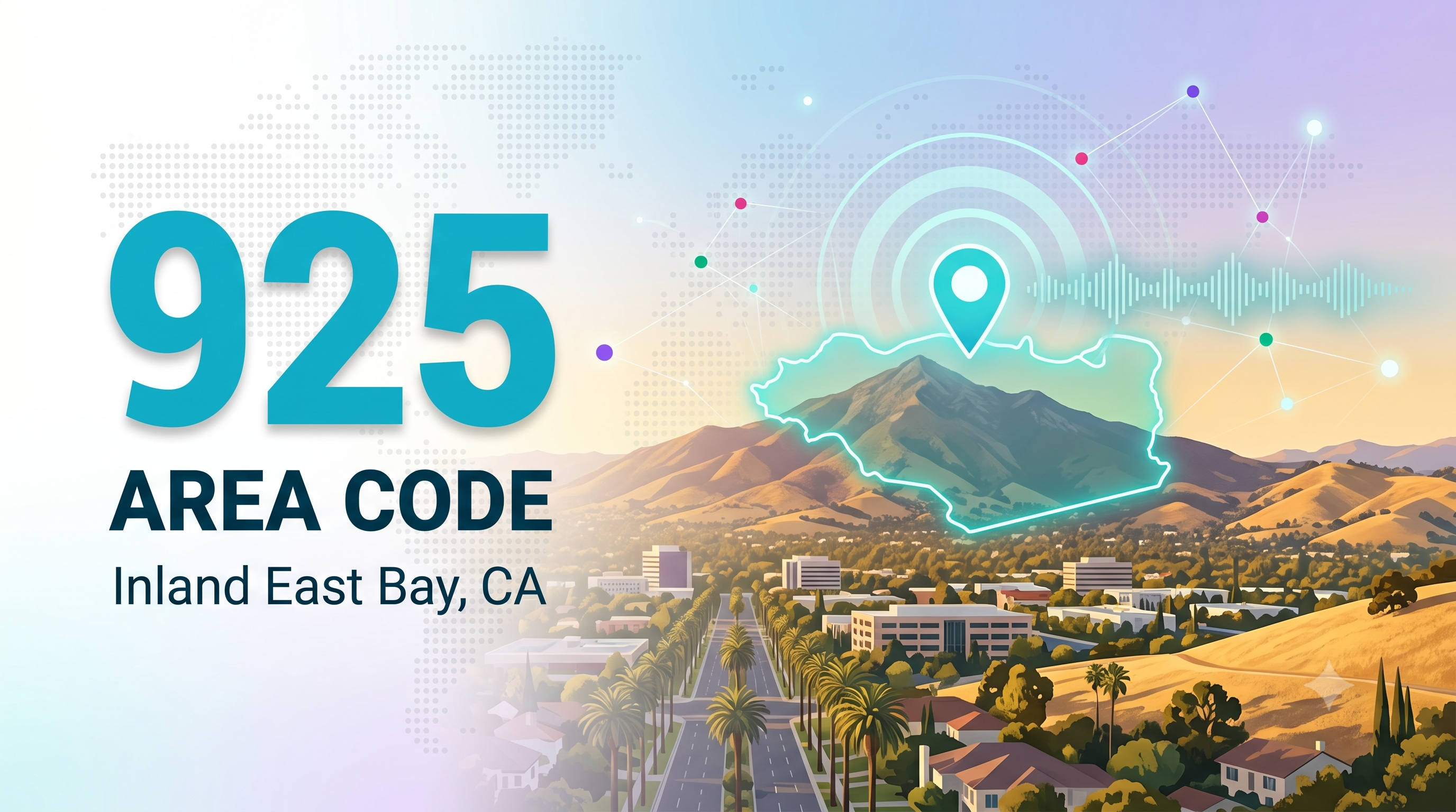 925 Area Code: East Bay California — Cities, ZIP Codes & History