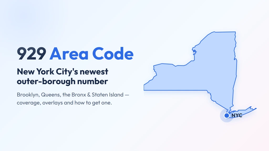929 Area Code: New York City's Newest Outer-Borough Number banner