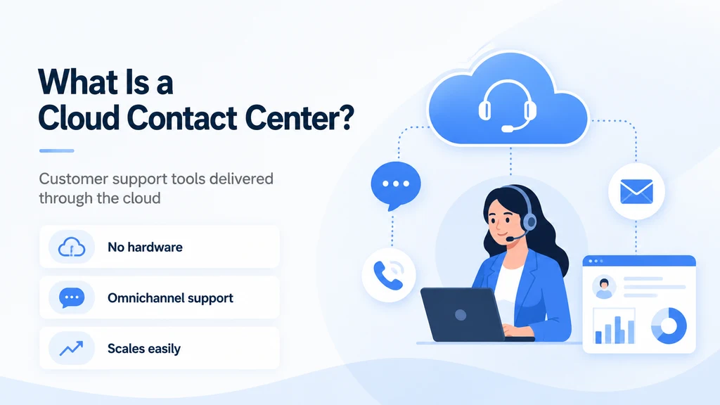 What is a cloud contact center — CCaaS platform, omnichannel support and market growth explained