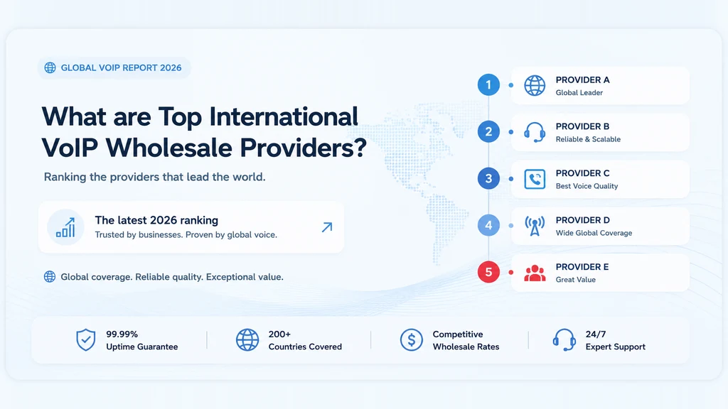 Top International VoIP Wholesale Providers: What to Look For