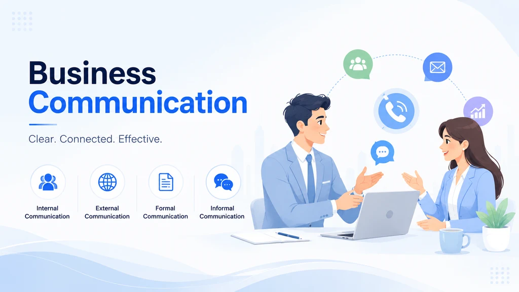 Types of business communication — internal, external, formal and informal communication explained