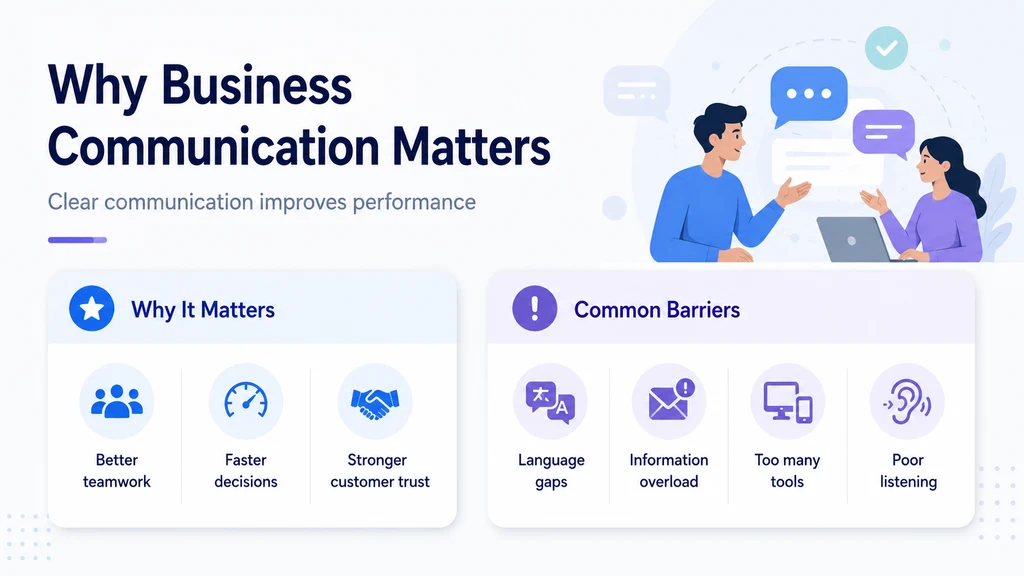 Why business communication matters — barriers to effective communication and their impact on business