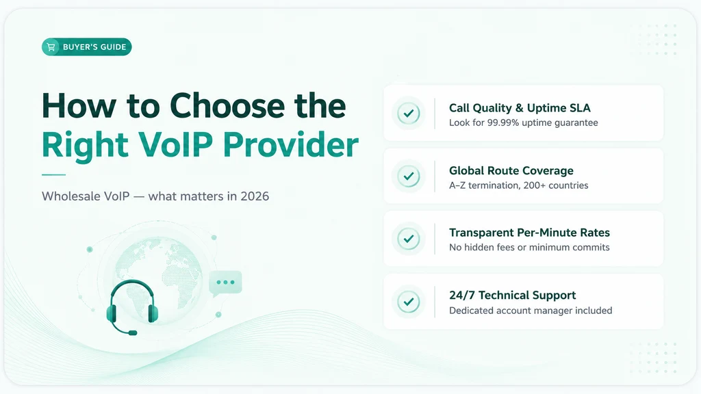 Wholesale VoIP Provider: How to Choose the Right One banner