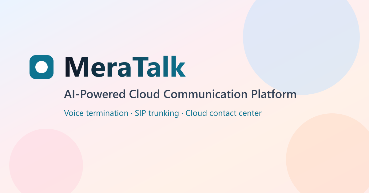 Meratalk website preview