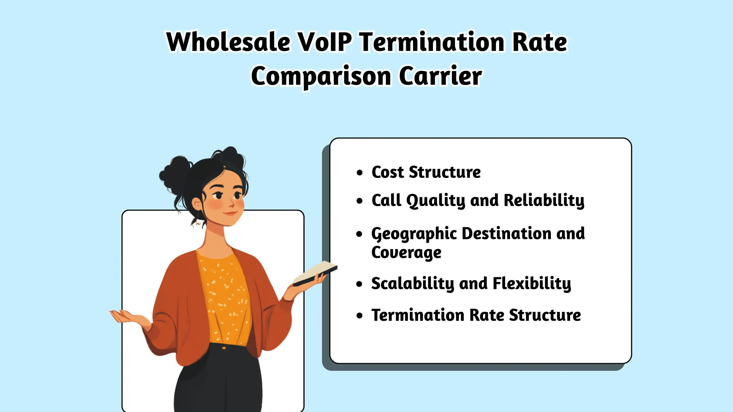 Wholesale VoIP Termination Rate Comparison Carrier